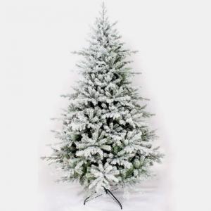 PE PVC mixed Christmas Tree with flock